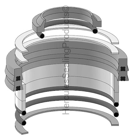 Cascade - After Market Parts Hydraulic Cylinder Repair Kit- SK-I-U-4-4.000x4.500 640371